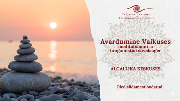Avardumine Vaikuses suvelaager, registreerumise ettemaks