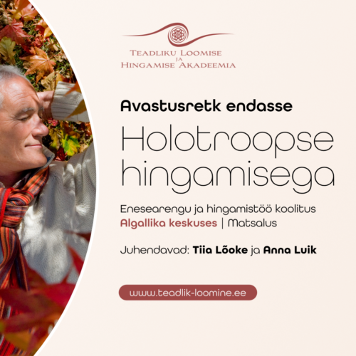 Avastusretk holotroopse hingamisega, registreerumise ettemaks